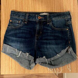 Guess Dark Blue Jean Shorts